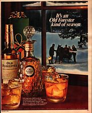 1967 Old Forester Kentucky Bourbon Christmas Vintage Print Ad d5 picture