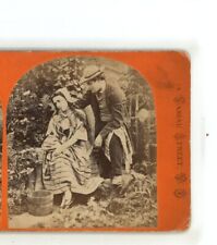 Lover's Trial H. Ropes Genre Stereoview picture