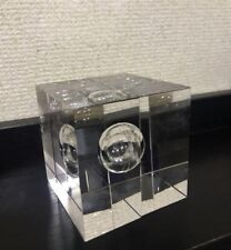 AMEX American Express Centurion Crystal Paperweight Black Car/Novelty picture