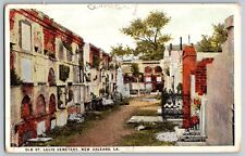 New Orleans, Louisiana - Old St. Louis Cemetery - Vintage Postcard - Unposted picture