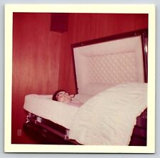 Open Casket Funeral Morbid Vintage Photograph History PIcture Snapshot picture