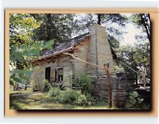 Postcard Thomas Lincoln Family Cabin Lincoln Living Historical Farm Indiana USA picture