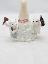 Coca Cola Polar Bears Ornament Holiday Classics We Dig Refreshments 1998 Boxed picture