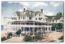 1921 Beach Hotel Exterior Building Charlevoix Michigan Vintage Antique Postcard picture