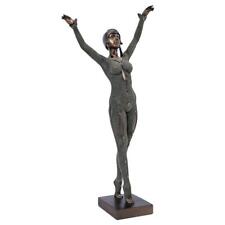 The Invincible Goddess Slender Ballet Dancer Antique Replica Art Deco Sculpture picture