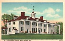 Vintage Postcard Washington's Mansion Home Potomac Shore Mount Vernon Virginia picture