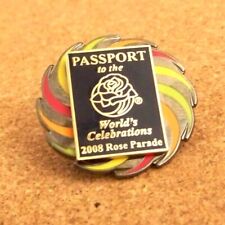 2008 Rose Parade Passport to the World's Celebrations lapel pin c39649 picture