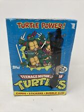 1989 TOPPS Teenage Mutant Ninja Turtles Unopened Box (48 packs) Please Read picture