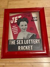 Original Dorothy Dandridge Jet Magazine 10 X 13 1/2 Cardboard Poster Aug 6, 1953 picture