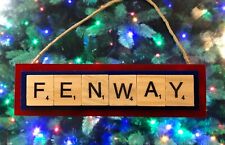 Fenway Park Boston Red Sox Christmas Ornament Scrabble Tiles picture