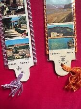 Israel Two Vintage Bookmarks Undated Probably 1970s picture