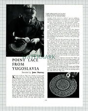 X1799) Pag Lace Yugoslavia - c.1954 Article picture