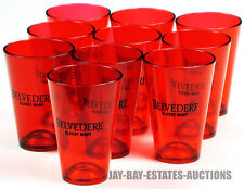 LOT OF 10 NEW BELVEDERE BLOODY MARY VODKA SHOT GLASSES PARTY PLASTIC CUPS 3.5 oz picture