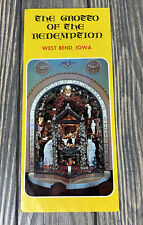 Vintage The Grotto Of The Redemption West Bend Iowa Brochure Pamphlet  picture