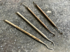 OLD VINTAGE RARE CLEV-DENT CURETTE EXTRACTOR T OOL SET OF 4 picture