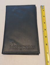 Vintage- Mexicana Airlines- Travel wallet- Black leather picture