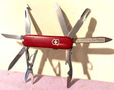 Victorinox MiniChamp Swiss Army Red 58MM Multi-Tool Knife -- Good Condition picture