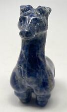 4.5” Blue Sodalite Llama Alpaca Crystal Carving picture