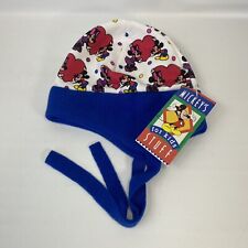 Vtg Disney Mickey’s Stuff For Kids Kidkaps NWT Hat 90s Fleece Blue NOS  picture
