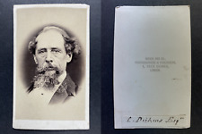 Mason & Co, London, Charles Dickens Vintage CDV Albumen Print.Charles John Huf picture