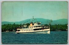 MV Mount Washington 1956 Excursion Lake Winnipesaukee New Hampshire Postcard H1 picture