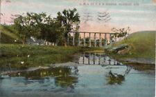 Postcard CM & St P Railroad Bridge Monroe WI  picture