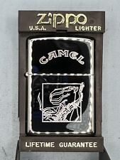 Vintage 1996 Camel Floyd Saxophone High Polish Chrome Zippo Lighter NEW picture
