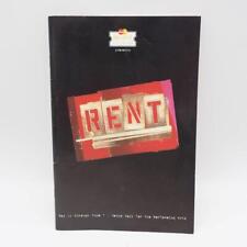 Playbill Theater Program Rent Pittsburgh Heinz Hall 1998 picture