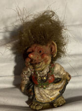 2” Troll Woman With Lots Of  Hair, Norway. picture