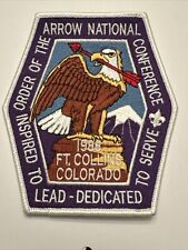 Order Of The Arrow Patch OA 1988 Fort Collins BSA Boy Scouts National Conference picture