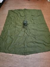 British Army Issue 58 pattern Olive Green Poncho  Genuine grade 1 picture
