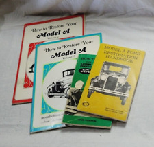 Model A Ford Books Restoration Handbooks Club America Set 4 From 1960s 1970s picture