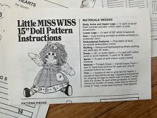 Antique Doll Pattern VINTAGE - Little Miss Wiss picture