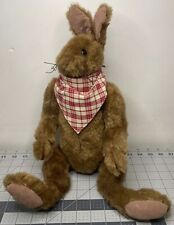 VTG ‘94 Brown Brer Rabbit #3232 Scarf Linda Speigel Lohre Designs 5-Way Jointed picture