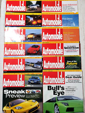 Automobile Magazine 2001  12 Issues, Complete Year Vintage , Very Good Condition picture