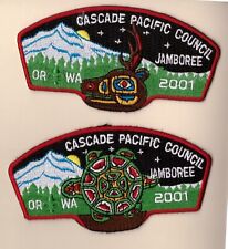 JSP 2001 -  Cascade Pacific Council - Mint - OR - Set of 2 picture