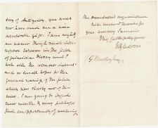William Ewart Gladstone (1809-98), Prime Minister, 1877 letter picture