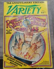 Vintage 1977 Variety Newspaper 72d Anniversary Edition Ringling Bros. and Barnum picture