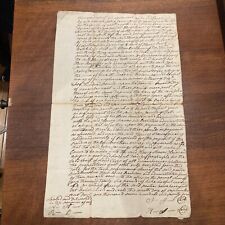 1774 Antique Paper Handwritten Land Purchase England  Contract Vintage Document picture