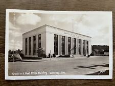 U.S. Post Office, Coos Bay, Oregon 1946 Real Photo Vintage Postcard RPPC picture