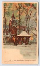 Little Church Around Corner New York Antique Early Postcard c1903 W.B. Hearst P4 picture