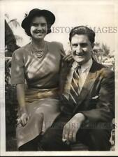 1939 Press Photo Prince Alexis Obolensky and wife arrive in Miami Beach, FL picture