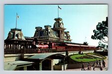 Orlando FL-Florida, Walt Disney World Steam Railroad, Antique Vintage Postcard picture