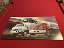 Original Dealership Cardboard Poster C60 Truck Tiltmaster Diesel Kodiak Tanker picture