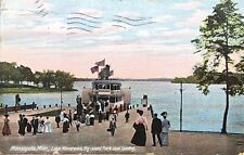 1915 Postcard ~ Lake Minnetonka Boat Landing, Minneapolis, Minnesota. #-4923 picture