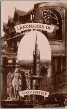 1918 COVENTRY, England Photo RPPC Postcard 