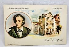 Felix Mendelssohn Bartholdy Vintage Classical Music Postcard Reward Card Phil'A picture