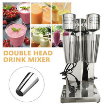 Commercial Double Head Drink Mixer Ice Cream Mixing High Speed Mixer 110V New picture