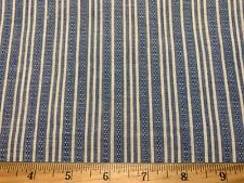 Antique Vintage Cotton Fabric Late 1800s Early 1900s Indigo Blue 1/2yd 25w picture