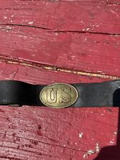 Original Civil War U.S. Belt Buckle & Belt picture